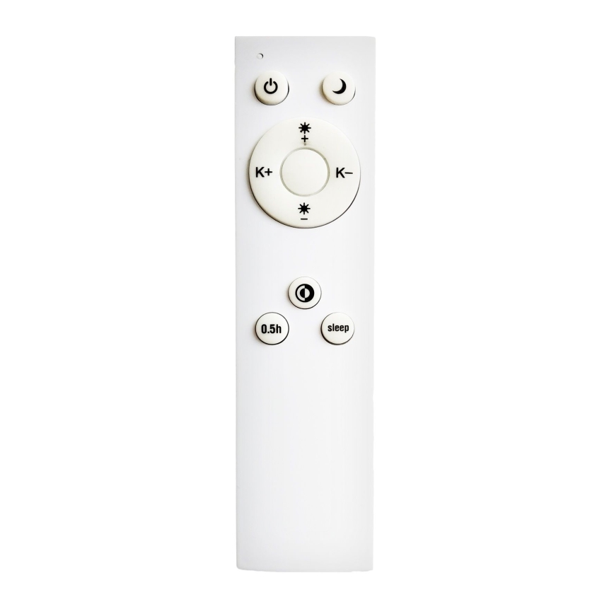 Top Light - LED Prigušiva stropna svjetiljka REVIT LED/50W/230V 3000-6500K 50x50 cm crna + daljinski upravljač