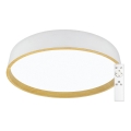 Top Light - LED stropna svjetiljka s prigušivanjem DEKOR LED/51W/230V promjer 50 cm 3000-6500K + daljinski upravljač