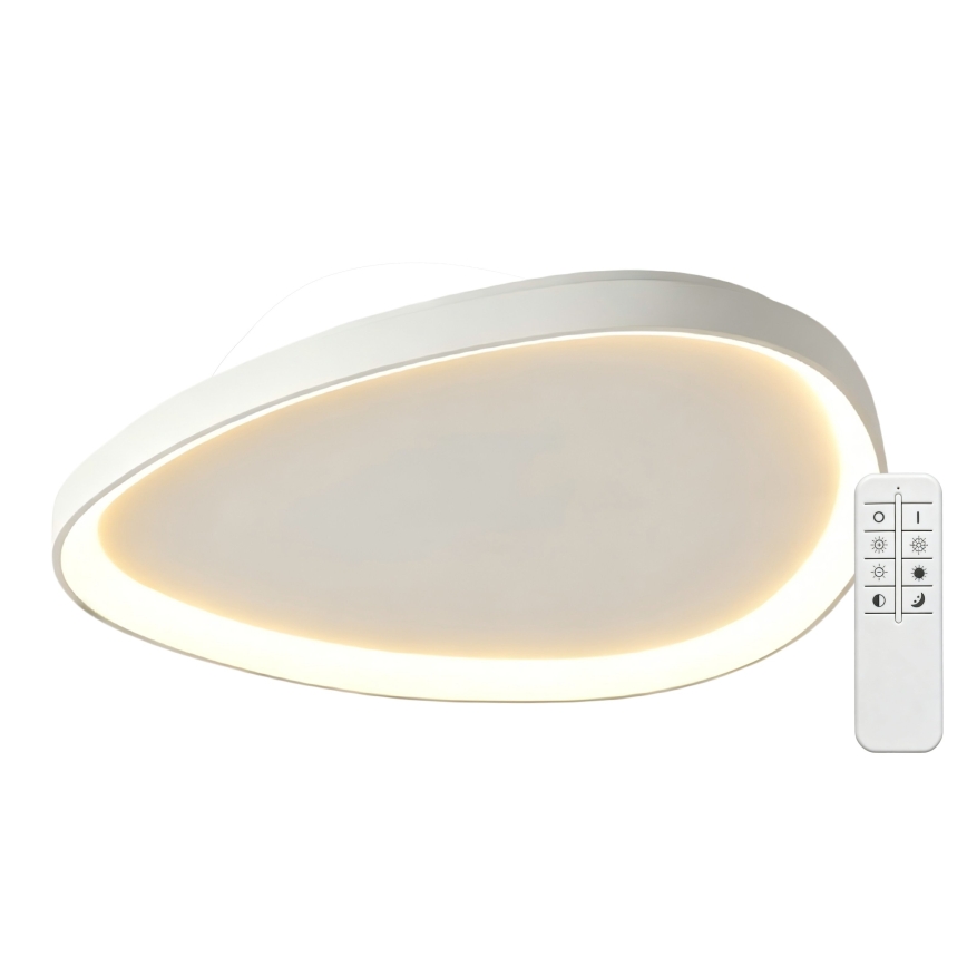 Top Light - LED stropno svjetlo s prigušivanjem ECLIPSE LED/55W/230V 3000-6500K pr. 60 cm bijela + daljinski upravljač