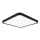 Top Light - LED stropna svjetiljka s prigušivanjem REVIT LED/36W/230V 3000-6500K 40x40 cm crna + daljinski upravljač