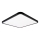 Top Light - LED stropna svjetiljka s prigušivanjem REVIT LED/50W/230V 3000-6500K 50x50 cm crna + daljinski upravljač
