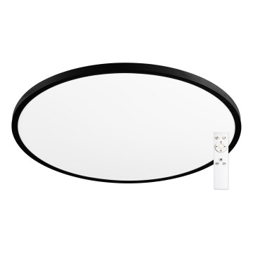 Top Light - LED stropna svjetiljka s prigušivanjem REVIT LED/70W/230V 3000-6500K promjer 75 cm crna + daljinski upravljač