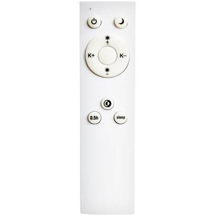 Top Light - LED Dimmabilni stropni luster SALERNO LED/60W/230V 3000-6500K promjer 60 cm crna + daljinski upravljač