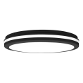 Top Light - LED stropna svjetiljka za kupaonicu COMET LED/40W/230V 3000/4000/6500K IP54 crna, promjer 40 cm