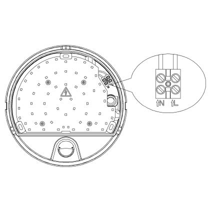 Top Light - LED Vanjska zidna lampa sa senzorom pokreta i sumraka BARI LED/15W/230V 4000K IP54
