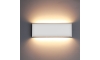 Top Light - LED Vanjska zidna svjetiljka OBLIGO LED/12W/230V IP65 bijela