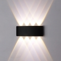 Top Light - LED Vanjska zidna svjetiljka RAY LED/8W/230V IP44 4000K crna