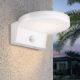 Top Light - LED Vanjska zidna svjetiljka sa senzorom NOVARA LED/15W/230V IP65 bijela
