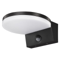 Top Light - LED Vanjska zidna svjetiljka sa senzorom LED/15W/230V IP65 crna