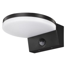 Top Light - LED Vanjska zidna svjetiljka sa senzorom NOVARA LED/15W/230V IP65 crna