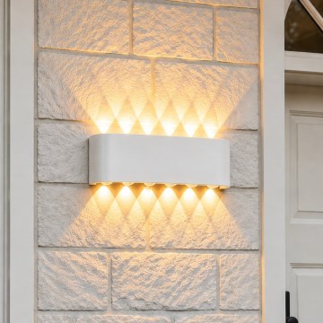 Top Light - LED Vanjsko zidno svjetlo RAY LED/10W/230V 3000/4000/6500K IP54 bijela