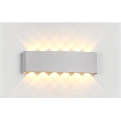 Top Light - LED Vanjsko zidno svjetlo RAY LED/10W/230V 3000/4000/6500K IP54 bijela