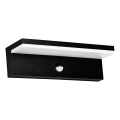 Top Light - LED vanjsko zidno svjetlo sa senzorom pokreta ELON XL LED/16W/230V 3000/4000/6000K IP54 crna