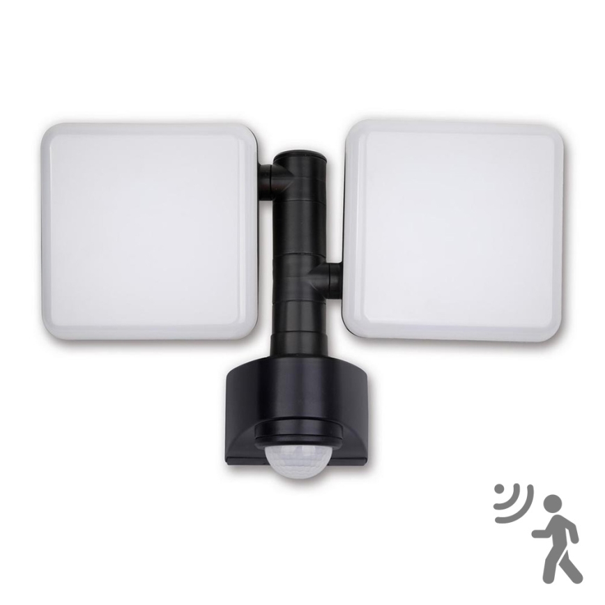 Top Light Lucca 2 PIR - LED Vanjska zidna svjetiljka sa senzorom LUCCA 2xLED/10W/230V IP54