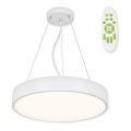Top Light Metal 40BZ RC - LED prigušivač lustera na užetu METAL LED/51W/230V bijela + daljinski upravljač