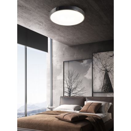 Top Light Metal 40CR RC - LED stropna svjetiljka s prigušivanjem METAL LED/51W/230V sjajni krom + daljinski upravljač