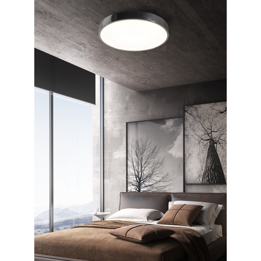 Top Light Metal 40CR RC - LED Prigušiva stropna svjetiljka METAL LED/51W/230V sjajni krom + daljinski upravljač