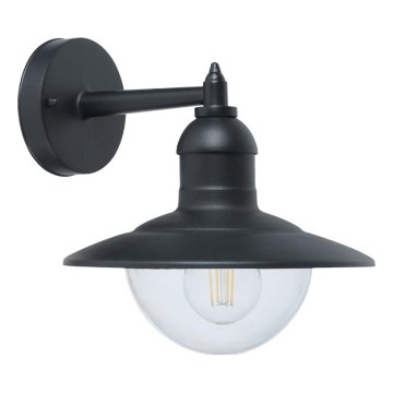 Top Light - Vanjska zidna svjetiljka VERONA 1xE27/12W/230V IP44 crna