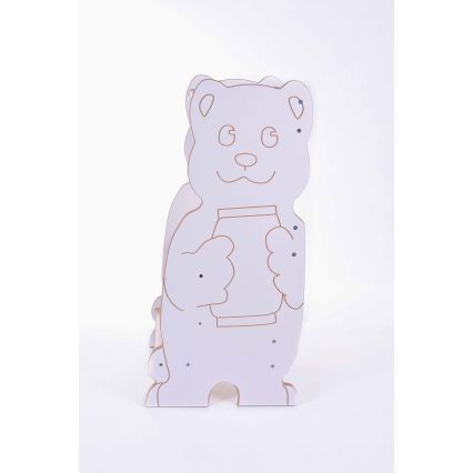 Toranj za učenje BEAR bijela/javor