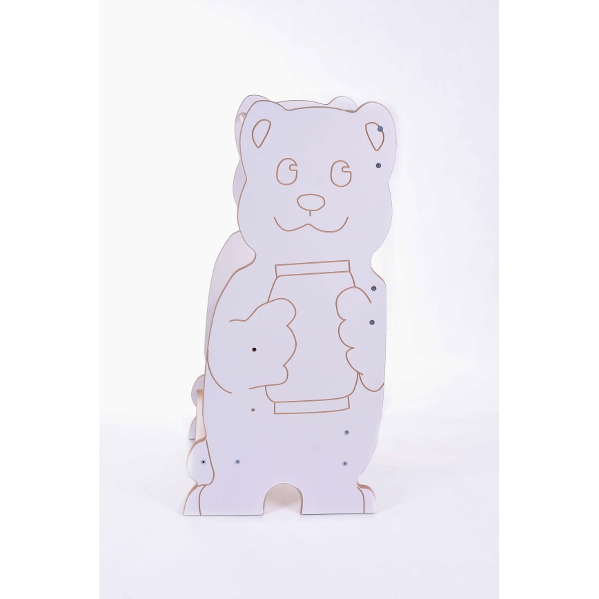 Toranj za učenje BEAR bijela/javor