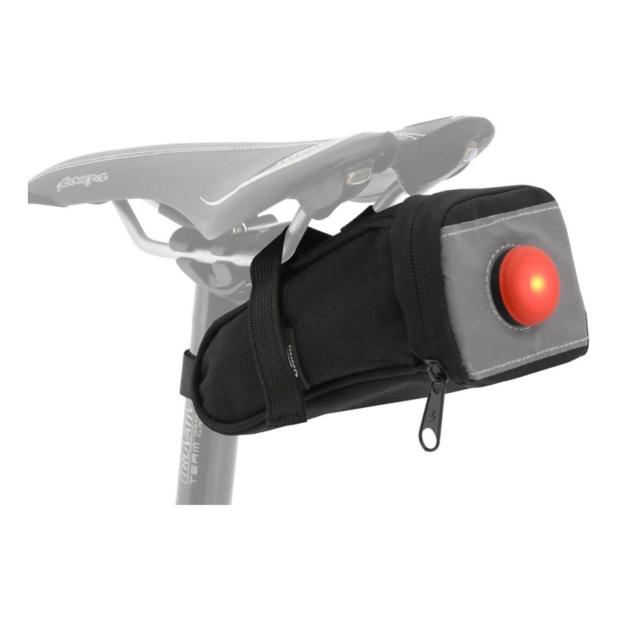 Torbica za bicikl 0,5 l sa stražnjim LED svjetlom 2xCR2032