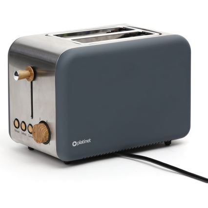 Toster s dva otvora 900W/230V nehrđajući čelik/siva