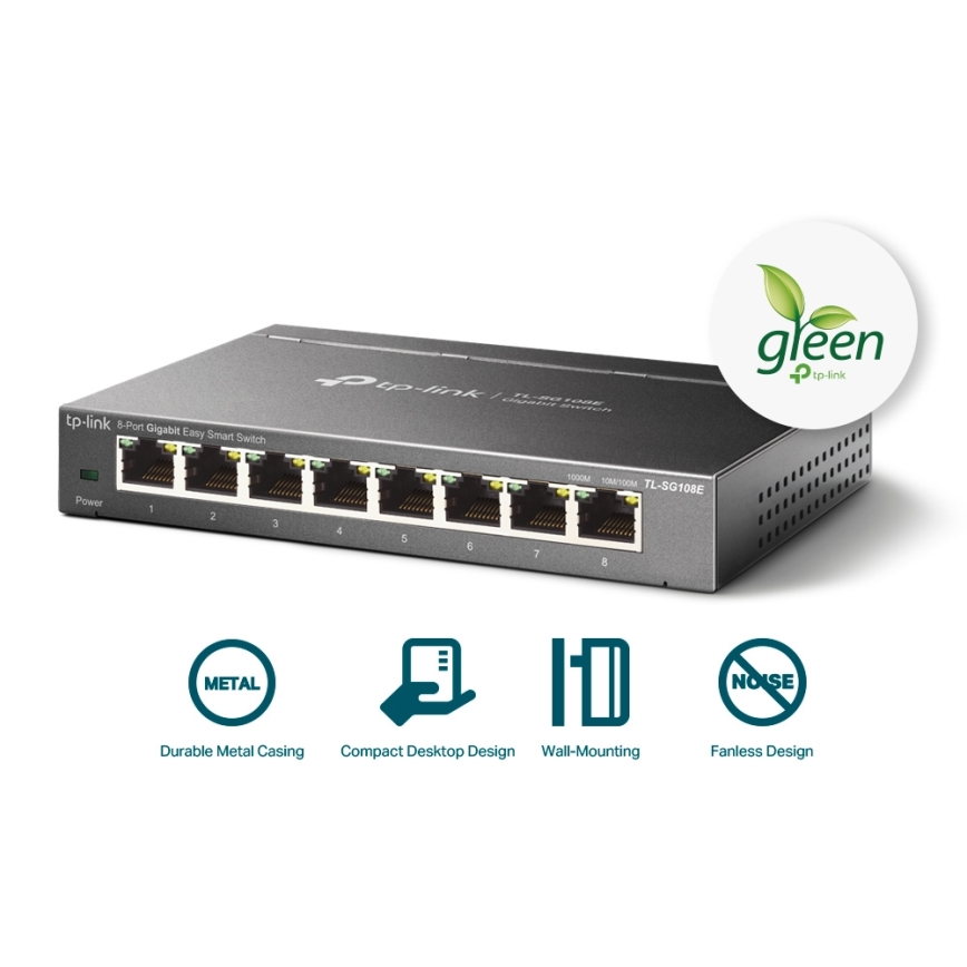 TP-Link - 8-portni gigabitni Easy Smart switch