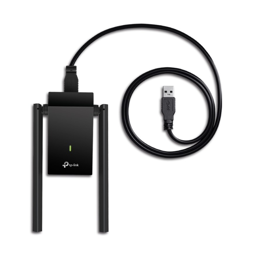 TP-Link - Bežični USB mrežni adapter s antenama visokog dobitka Archer T4U Plus Wi-Fi