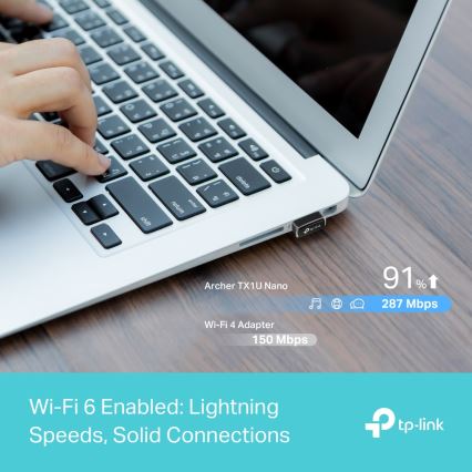 TP-Link - Bežični Wi-Fi 6 USB nano adapter Archer TX1U Nano