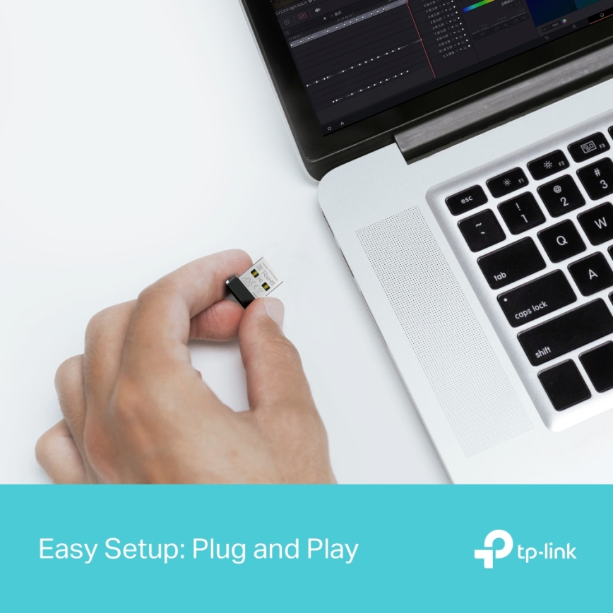 TP-Link - Bežični Wi-Fi 6 USB nano adapter Archer TX1U Nano