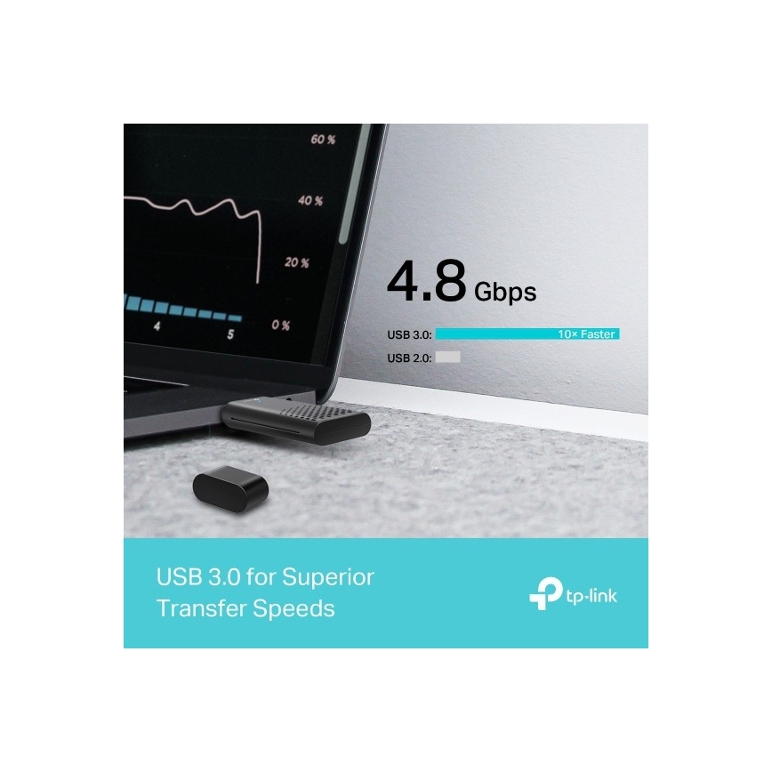 TP-Link - Dvopojasni bežični USB adapter s Wi-Fi 6 Archer TX20U