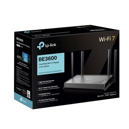 TP-Link - Dvopojasni Wi-Fi 7 usmjerivač Archer BE220