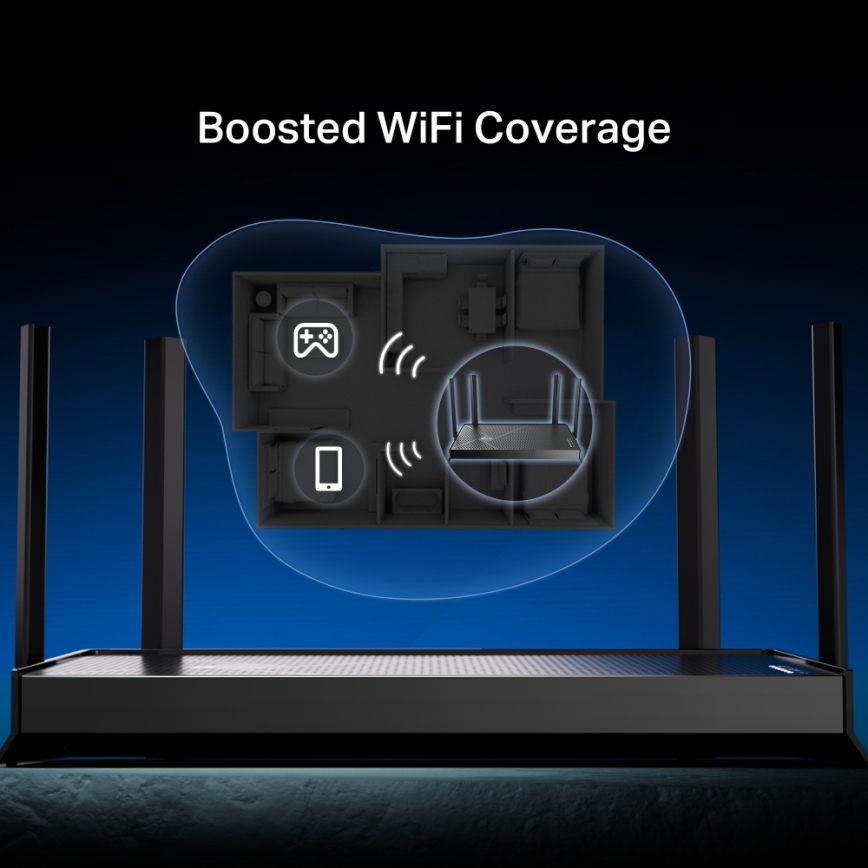 TP-Link - Dvopojasni Wi-Fi 7 usmjerivač Archer BE230