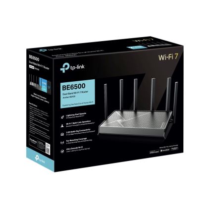 TP-Link - Dvopojasni Wi-Fi 7 usmjerivač Archer BE400
