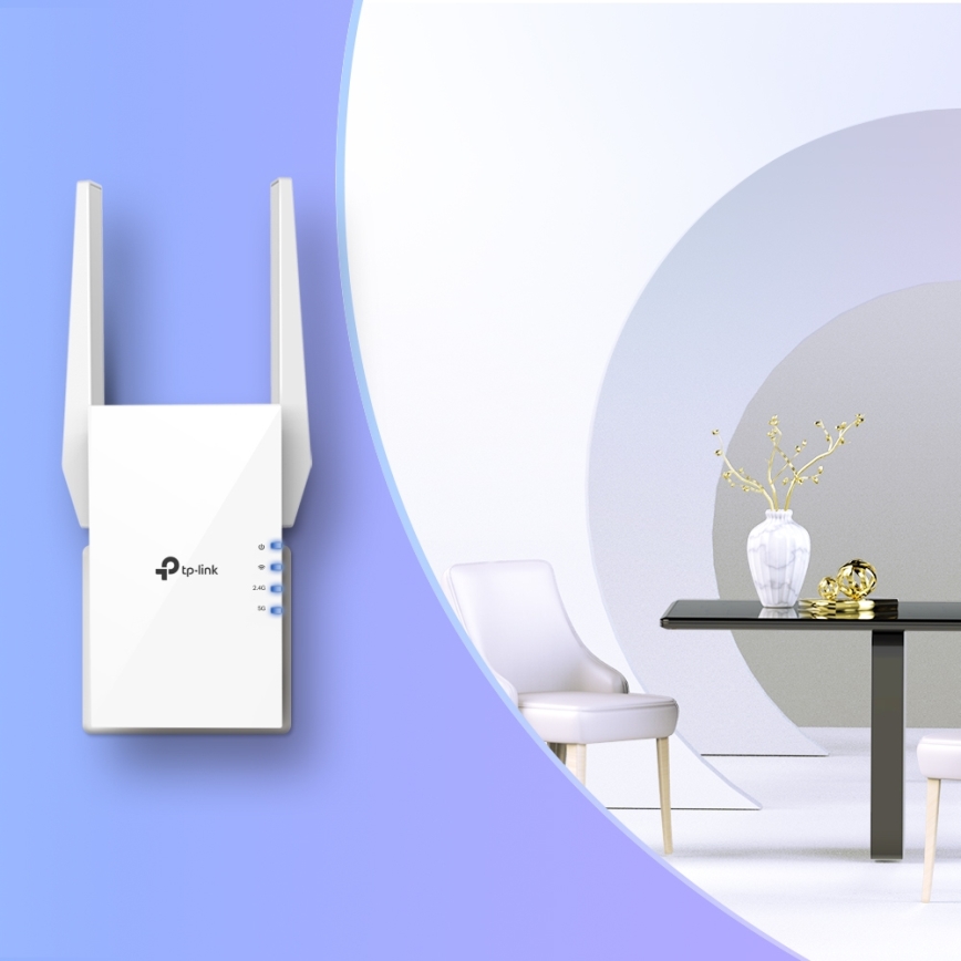 TP-Link - Dvopojasni Wi‑Fi 6 pojačivač signala RE505X