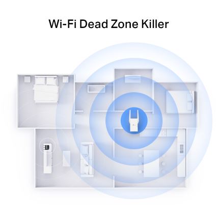 TP-Link - Dvopojasni Wi‑Fi 6 proširivač RE705X