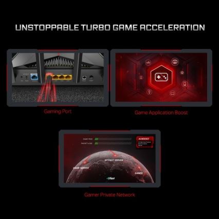 TP-Link - Gaming dvopojasni Wi-Fi 7 usmjerivač