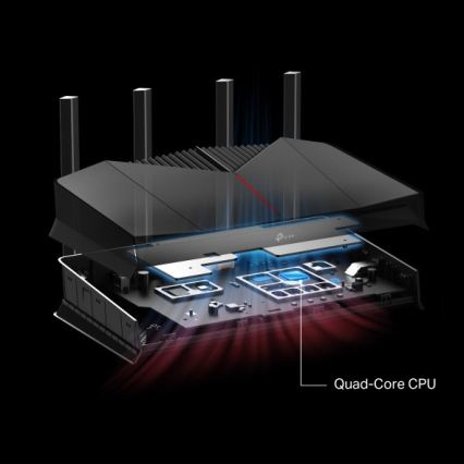 TP-Link - Gejmerski dvopojasni Wi-Fi 7 usmjerivač Archer GE230