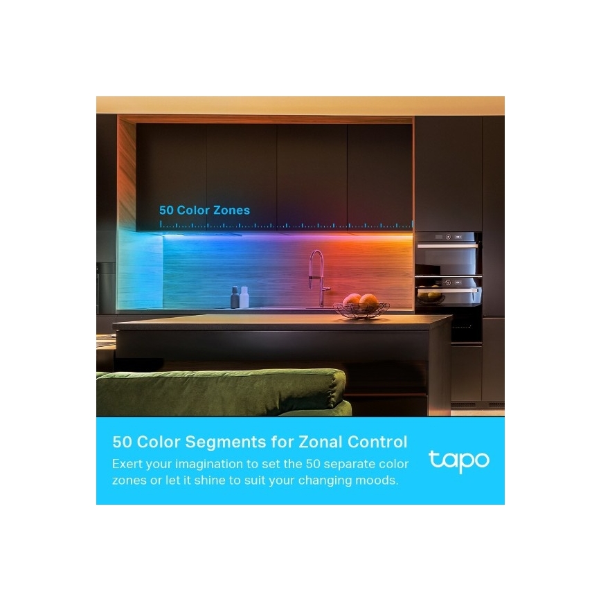 TP-Link - LED RGBW prigušiva traka 5 m LED/24W/230V Wi-Fi