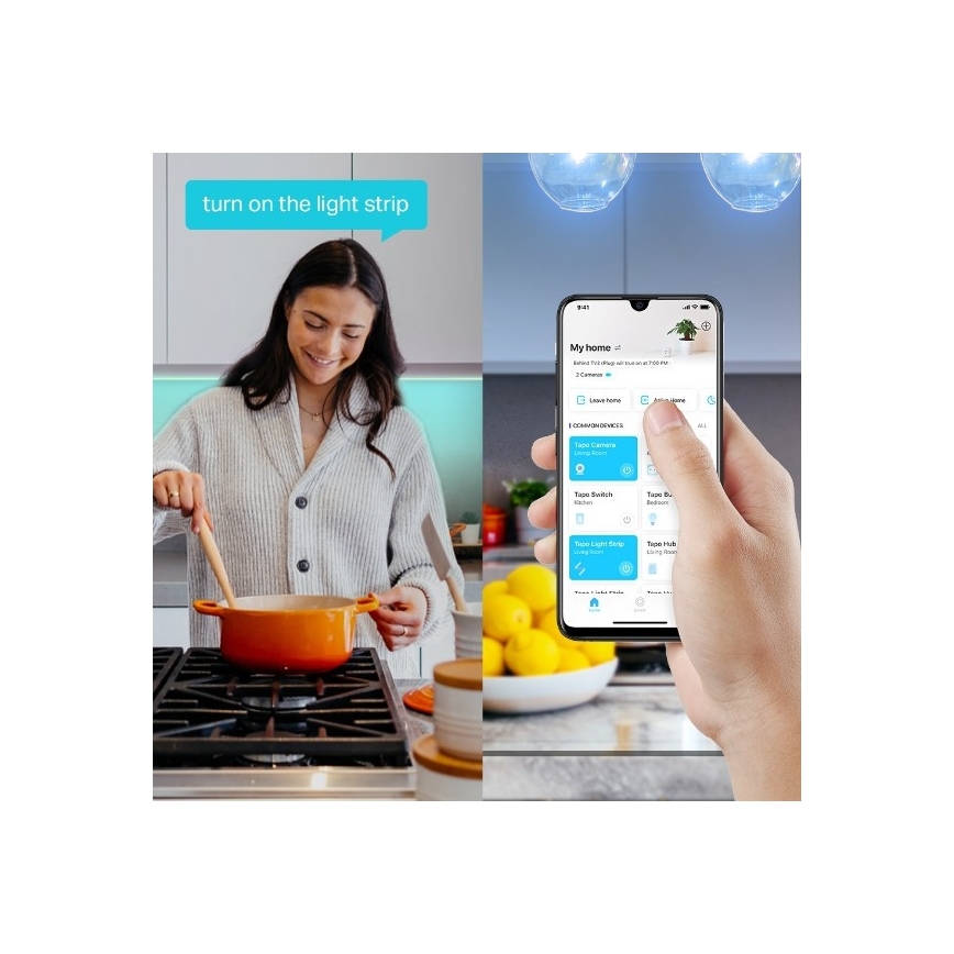 TP-Link - LED RGBW traka s mogućnošću prigušivanja 5 m LED/20,5W/230V Wi-Fi