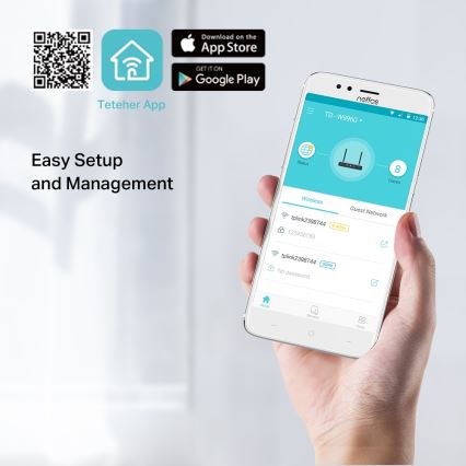 TP-Link - Modem i usmjerivač 300Mbps bežični N VDSL/ADSL TD-W9960 Wi-Fi