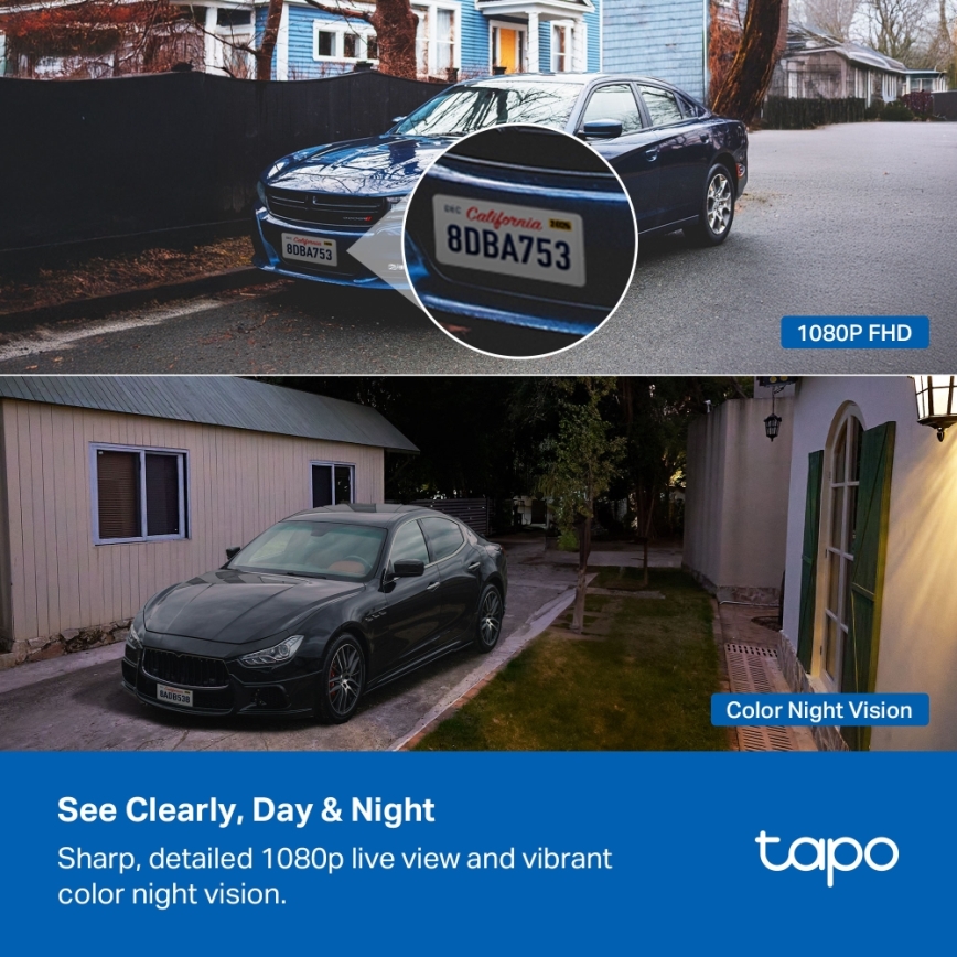 TP-Link - Pametna solarna kamera 5200 mAh 5V IP65