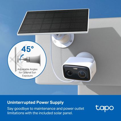 TP-Link - Pametna solarna kamera 5200 mAh 5V IP65 Wi-Fi