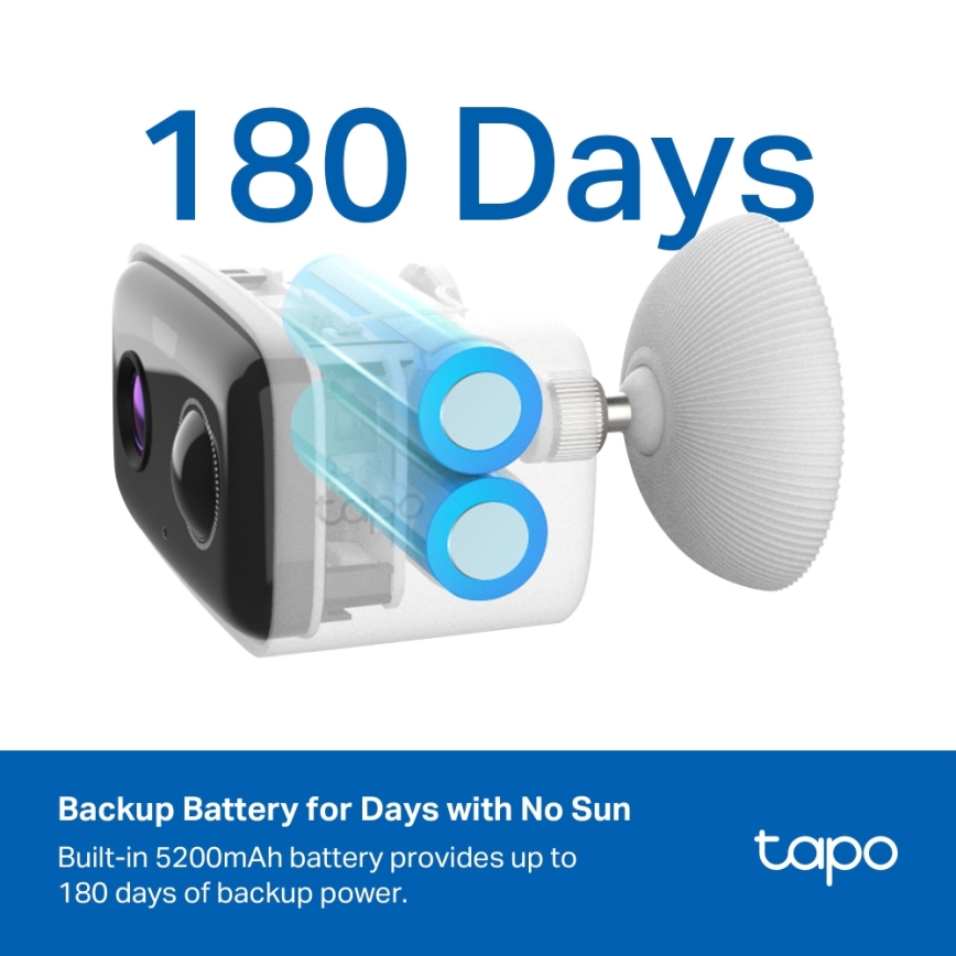 TP-Link - Pametna solarna kamera 5200 mAh 5V IP65 Wi-Fi