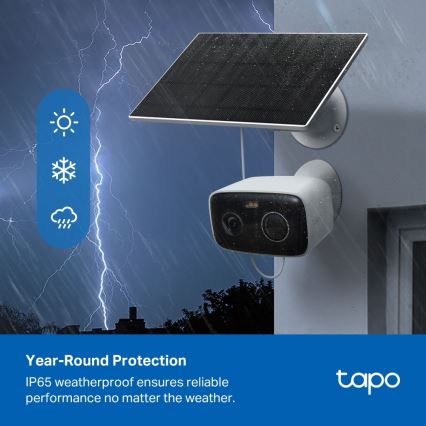TP-Link - Pametna solarna kamera 5200 mAh 5V IP65 Wi-Fi