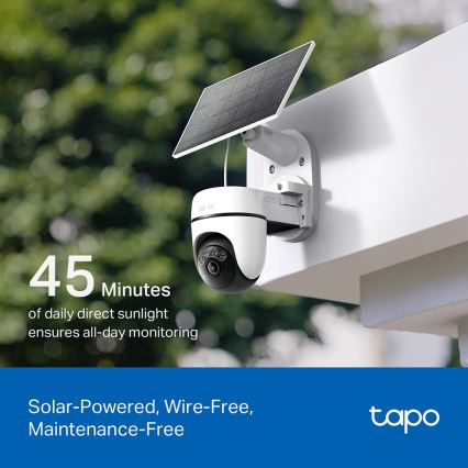 TP-Link - Pametna solarna kamera s 5 V senzorom IP65