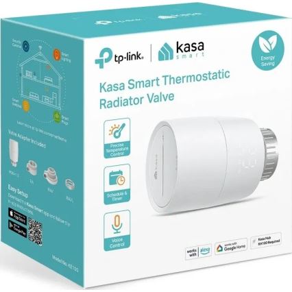 TP-Link - Pametna termostatska glava s LCD zaslonom 2xAA Tuya