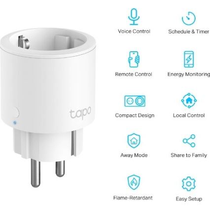 TP-Link - Pametna utičnica F 3680W Wi-Fi