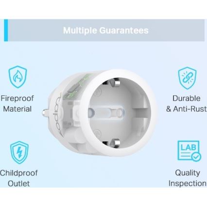 TP-Link - Pametna utičnica F 3680W Wi-Fi