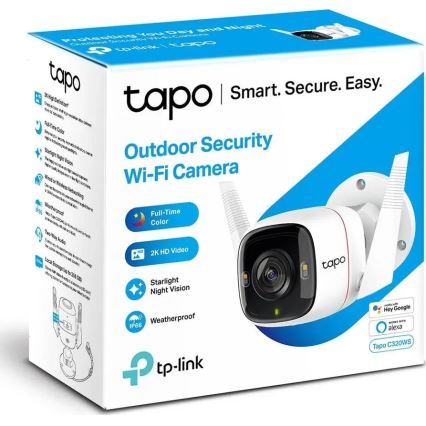 TP-Link - Pametna vanjska kamera s IP66 zaštitom i Wi-Fi